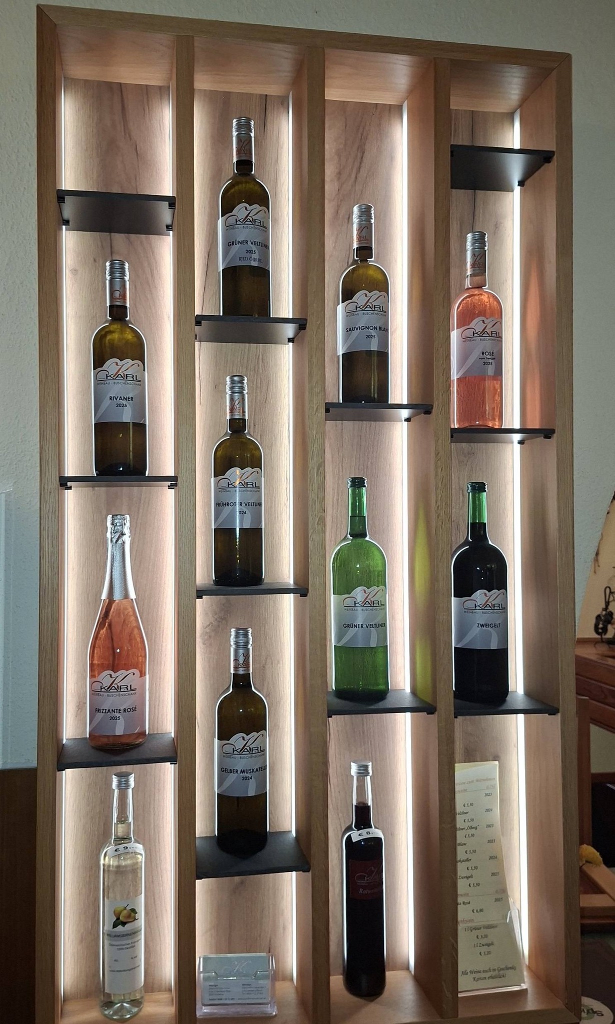 Unsere Weine im Regal